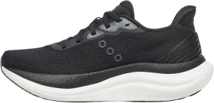 Saucony Women's Triumph 23 Sneaker, Black/White, 9.5