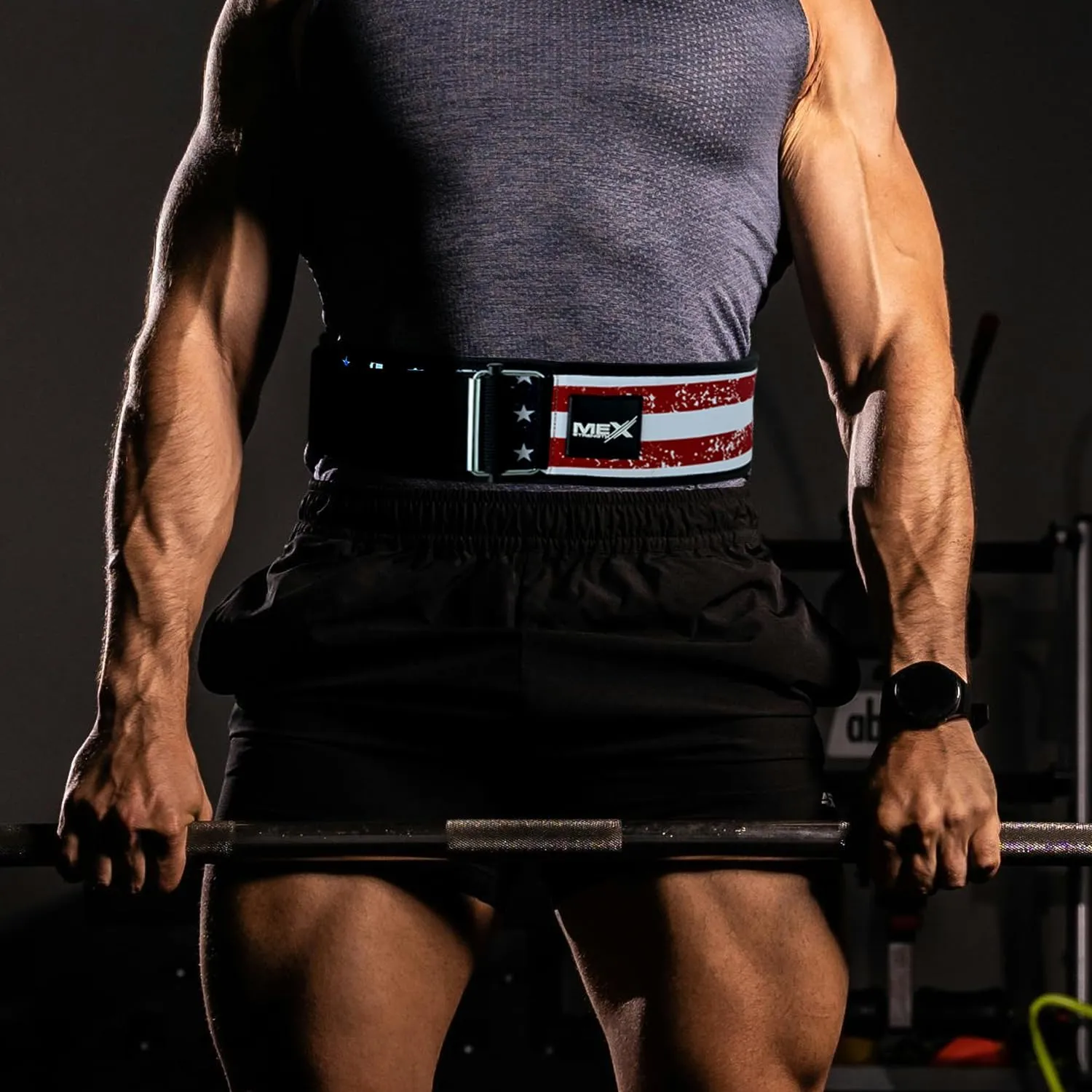 Self Locking Neoprene Gym Weight Lifting Belts for Men Women, Lumbar Support Stability, Adjustable Design, Fit Straps, Deadlifts, Training, Bodybuilding