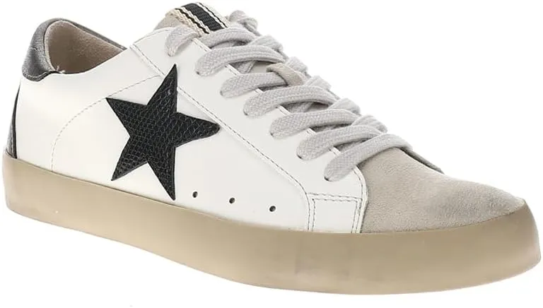 Shu Shop Womens Paula Lace Up Sneakers Shoes Casual - Black