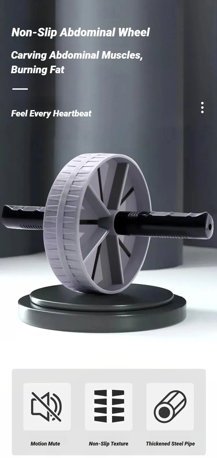 Silent Strength Abdominal Wheel Trainer