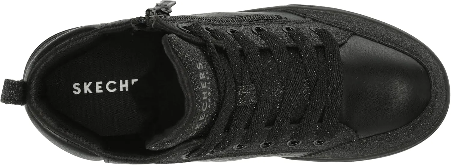 Skechers Baby Girls' Street Shoutouts Glimmer Zip Sneaker