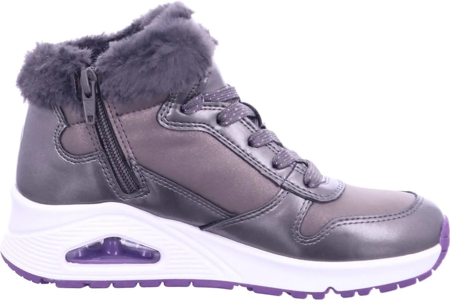 Skechers Baby-Girl's Street Uno-Cozy on Air Sneaker