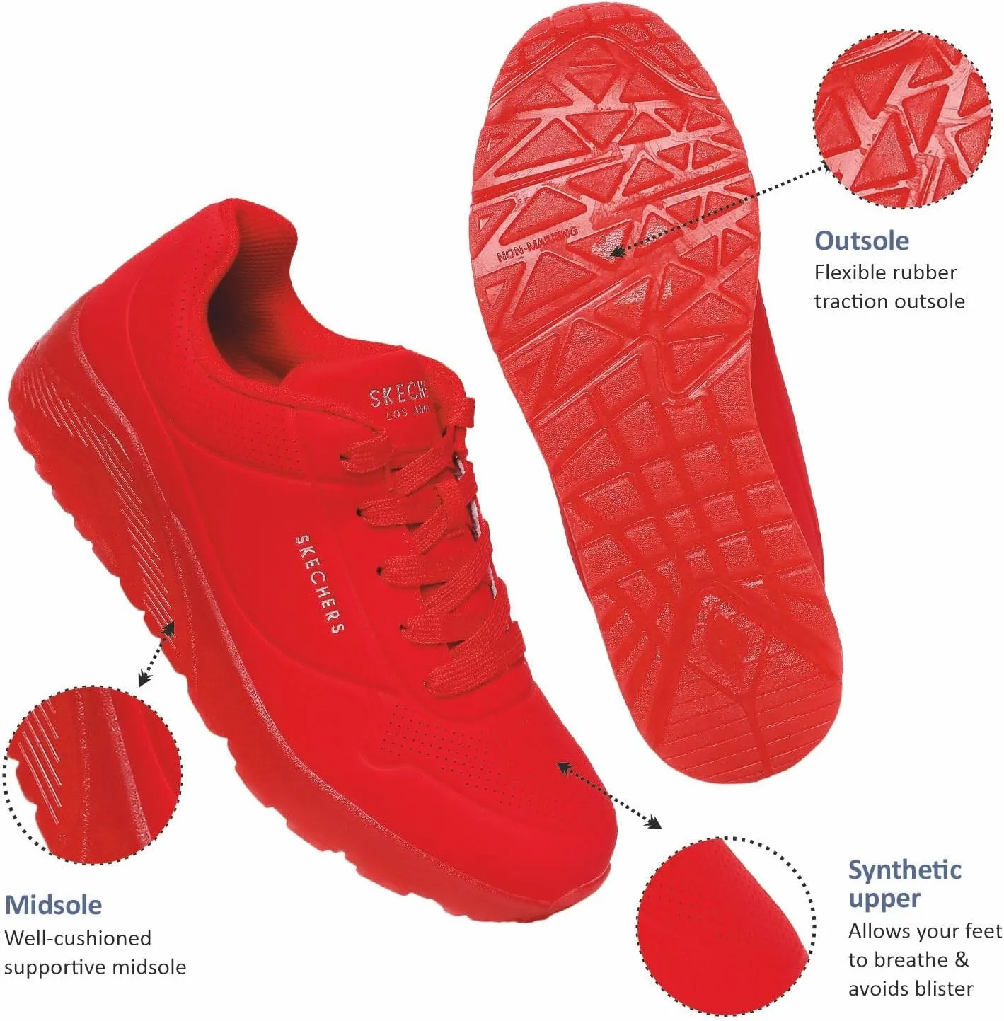 Skechers Boy's Uno Ice Sneaker