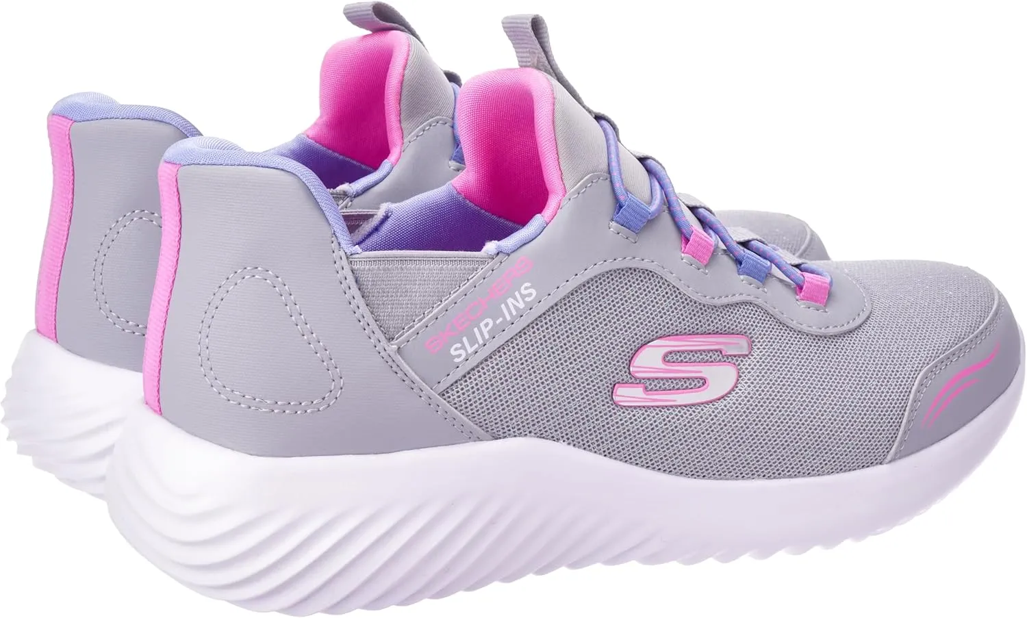 Skechers Girl's Bounder-Simple Cute Sneaker