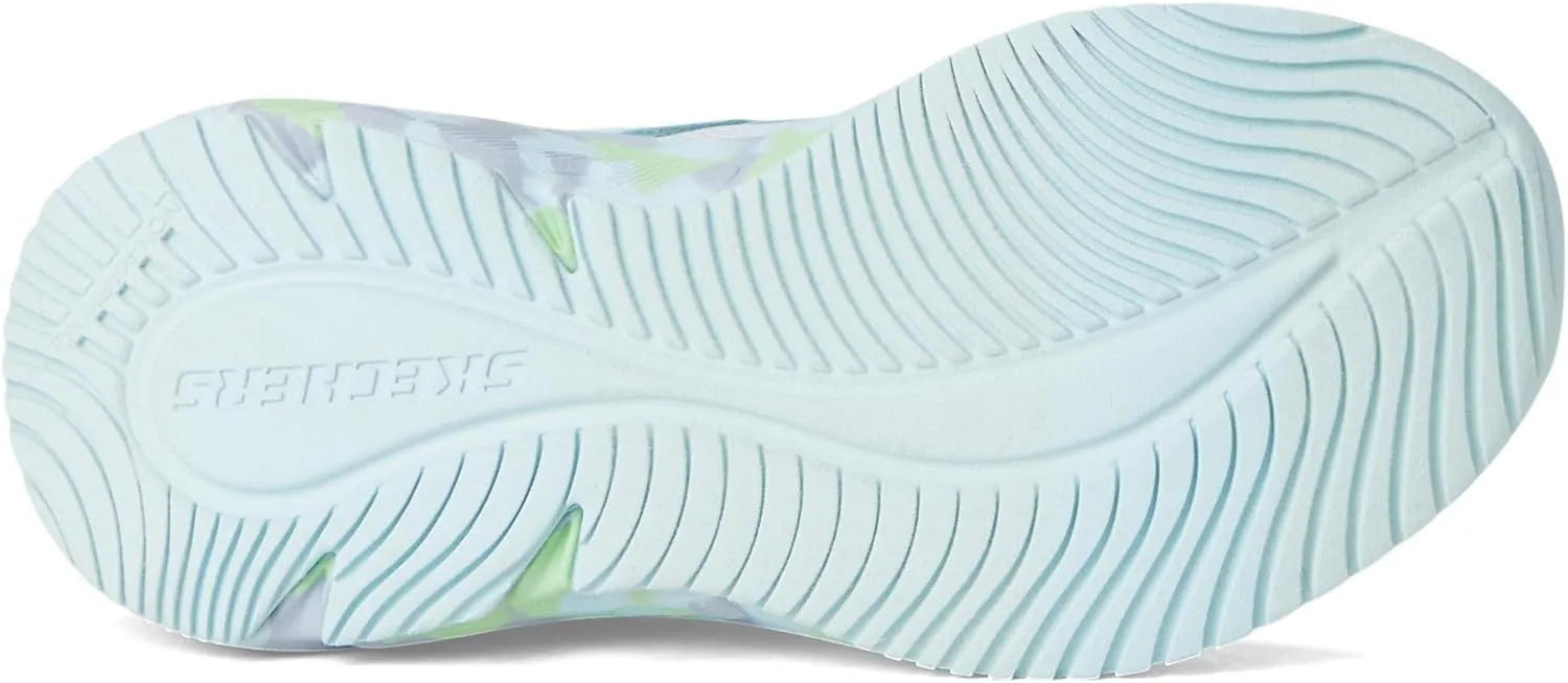 SKECHERS Girl's Elite Sport Tempo-Speed Seeker Sneaker
