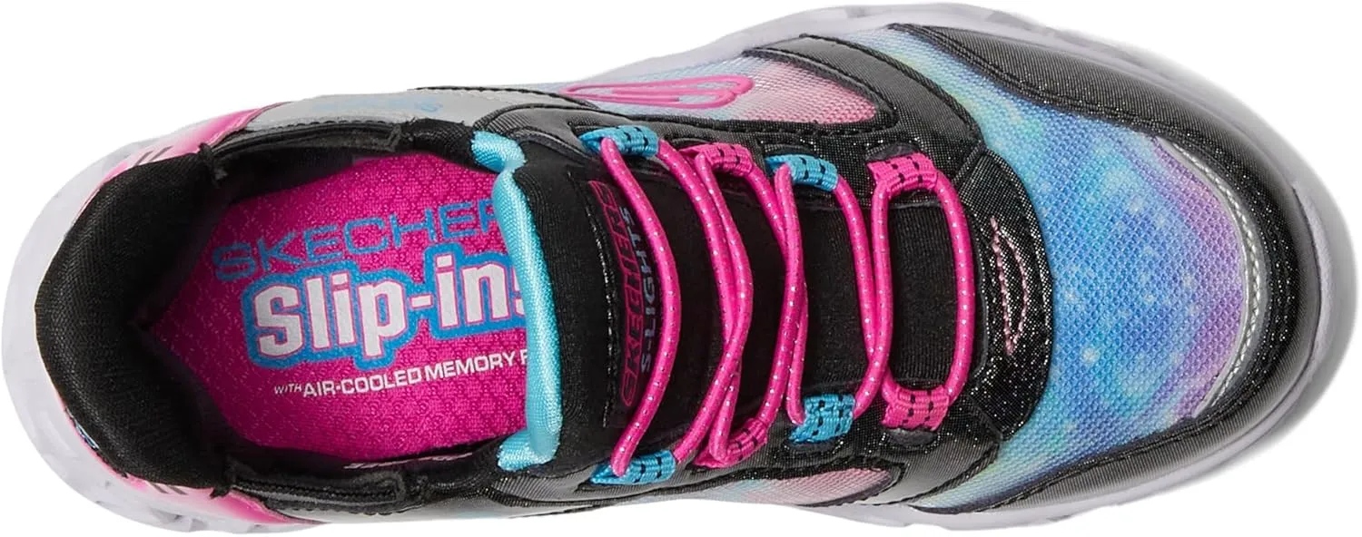 Skechers Girl's Galaxy Lights-Tie Dye Takeo Sneaker