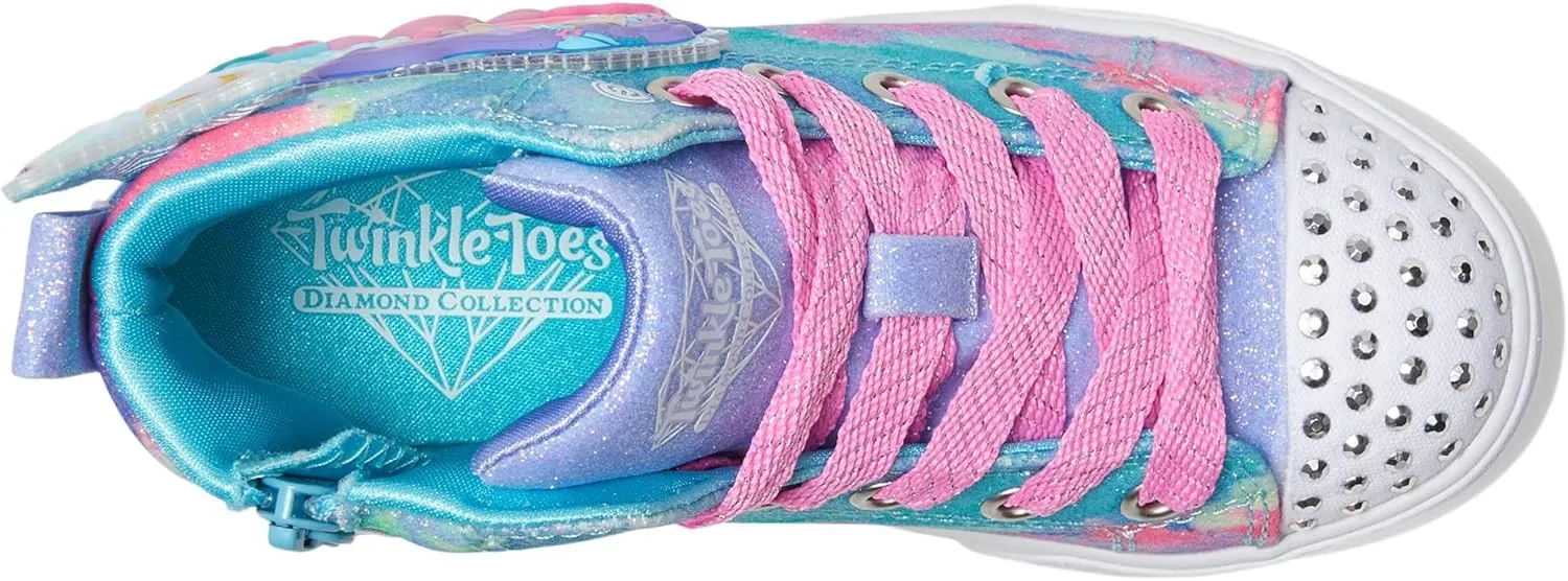 Skechers Girl's Twinkle Magic-Mermaid Sea 314326l (Little Kid) Sneaker
