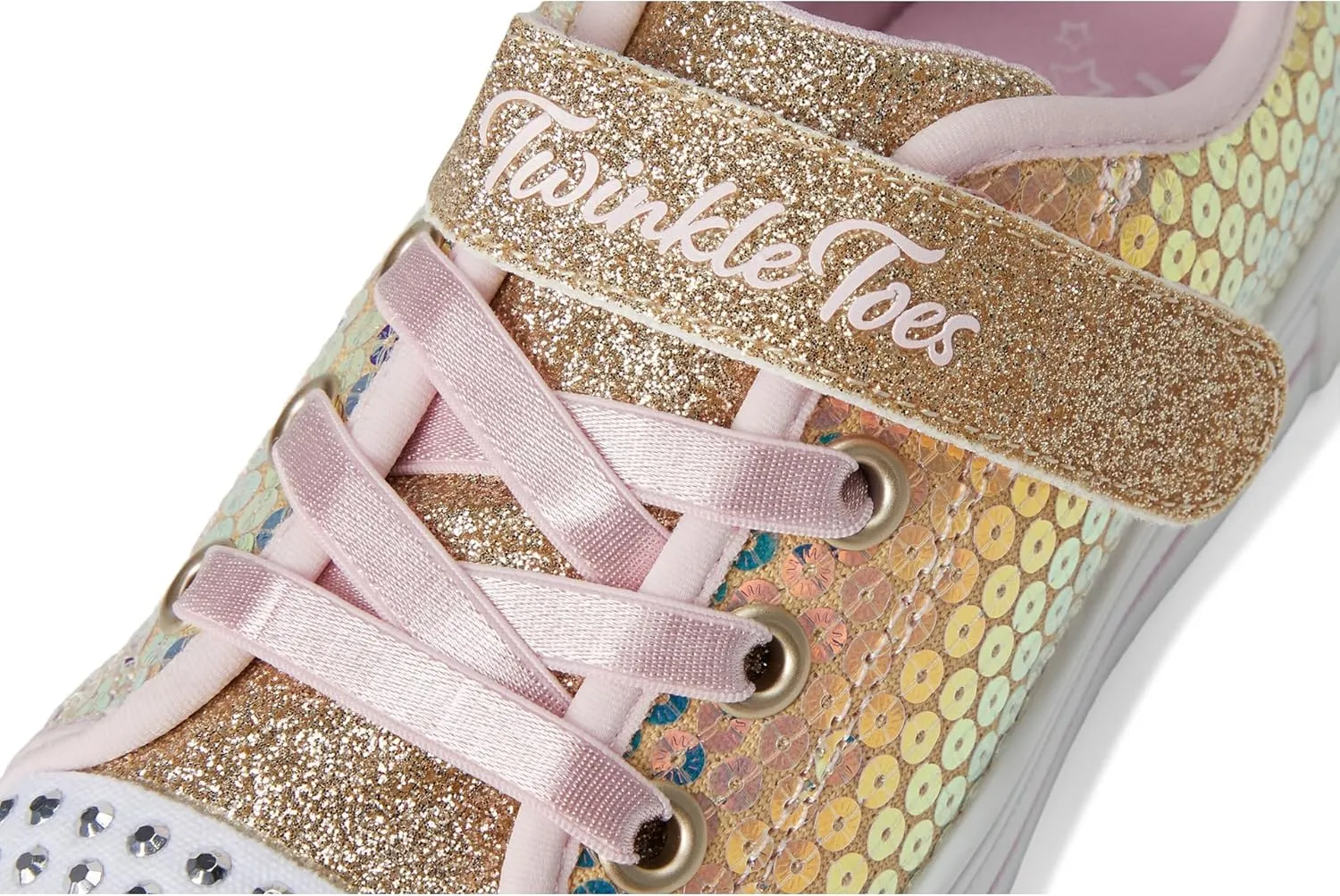 SKECHERS Girl's Twinkle Sparks-Sequin Party Sneaker