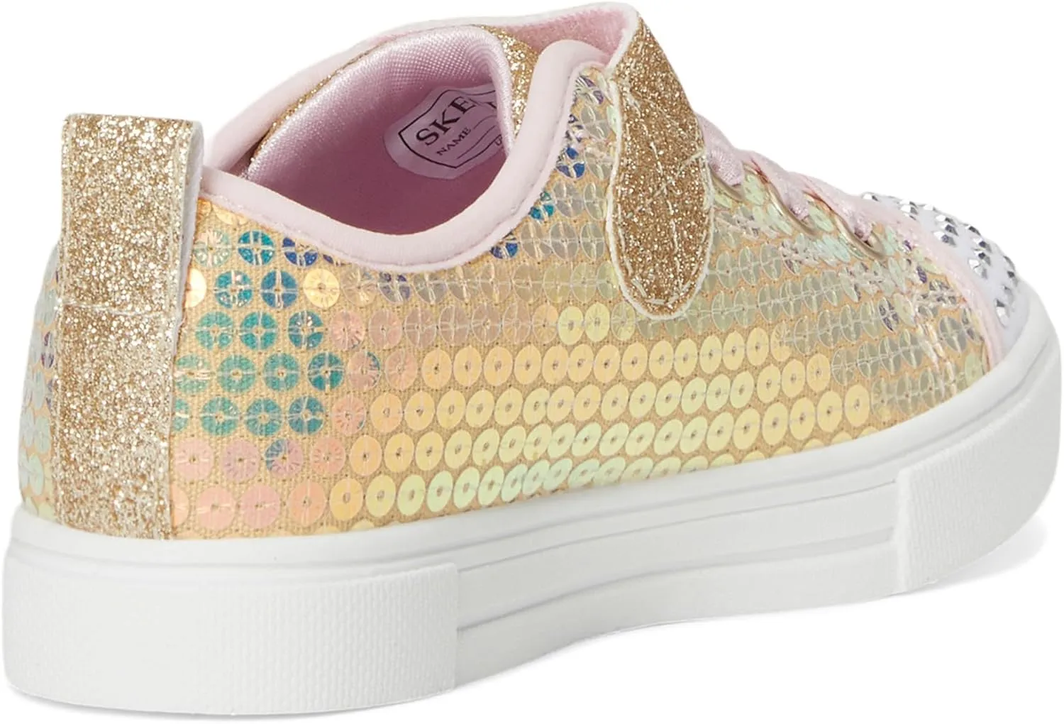SKECHERS Girl's Twinkle Sparks-Sequin Party Sneaker