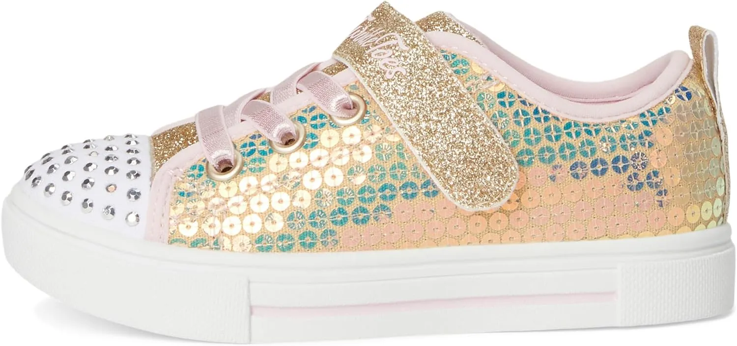SKECHERS Girl's Twinkle Sparks-Sequin Party Sneaker