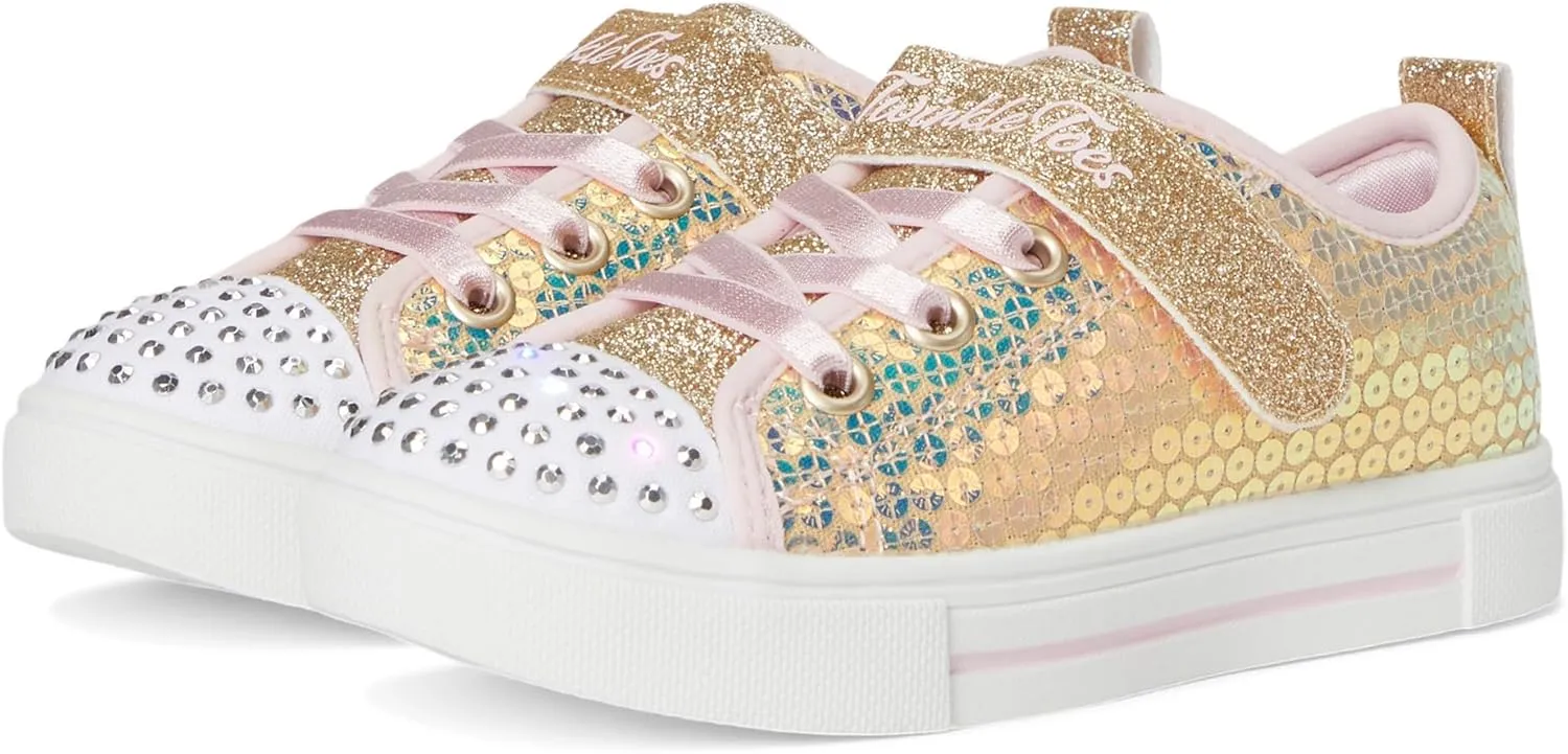 SKECHERS Girl's Twinkle Sparks-Sequin Party Sneaker