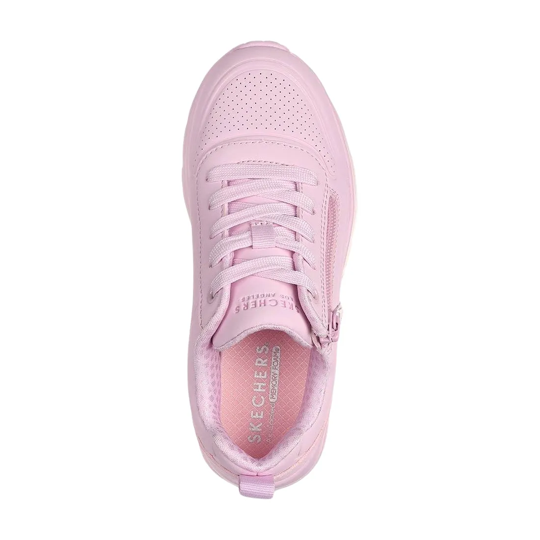 Skechers Kids Trainers Uno Lite Easy Zip Pink 310387L/LTPK