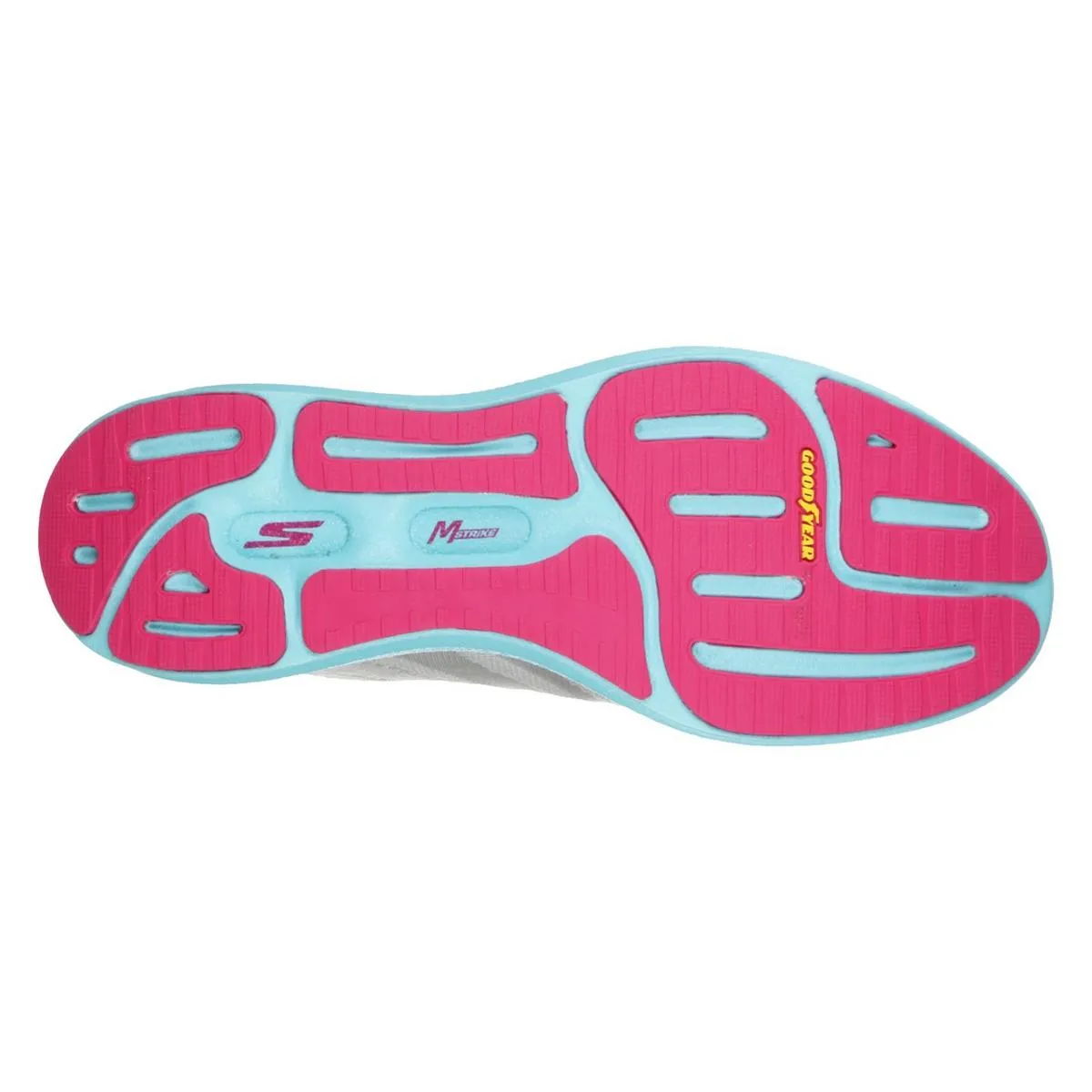 Skechers Performance Go Run Razor   Sports Shoes Grey/Aqua/Pink