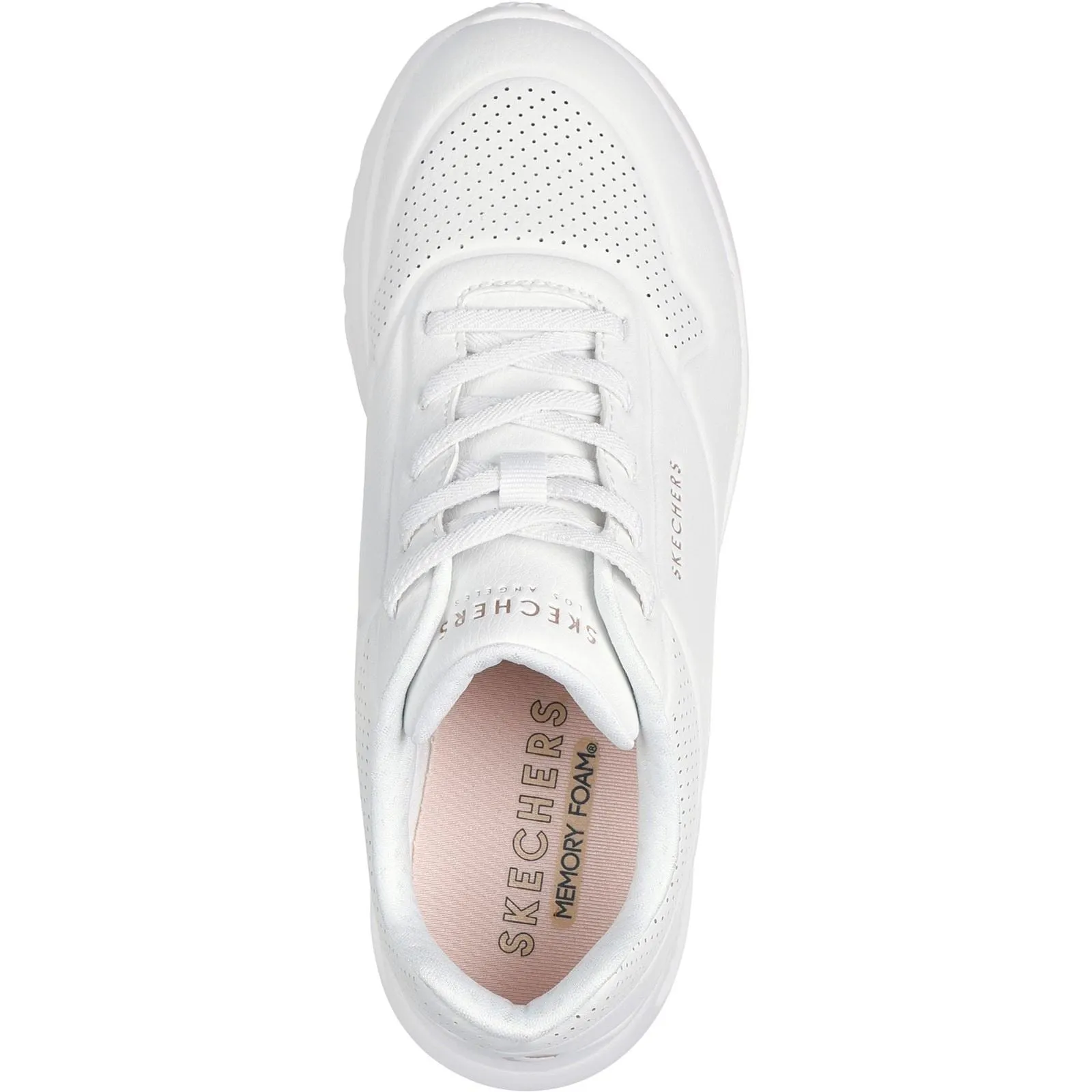 Skechers Women's Uno Lite Lite Work Trainers in White