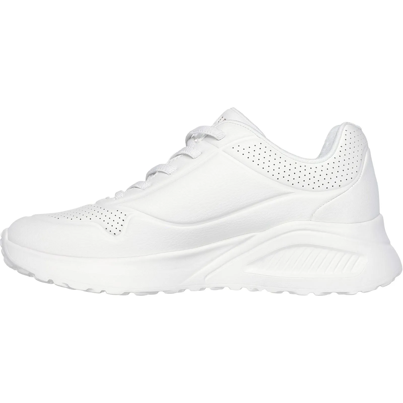 Skechers Women's Uno Lite Lite Work Trainers in White