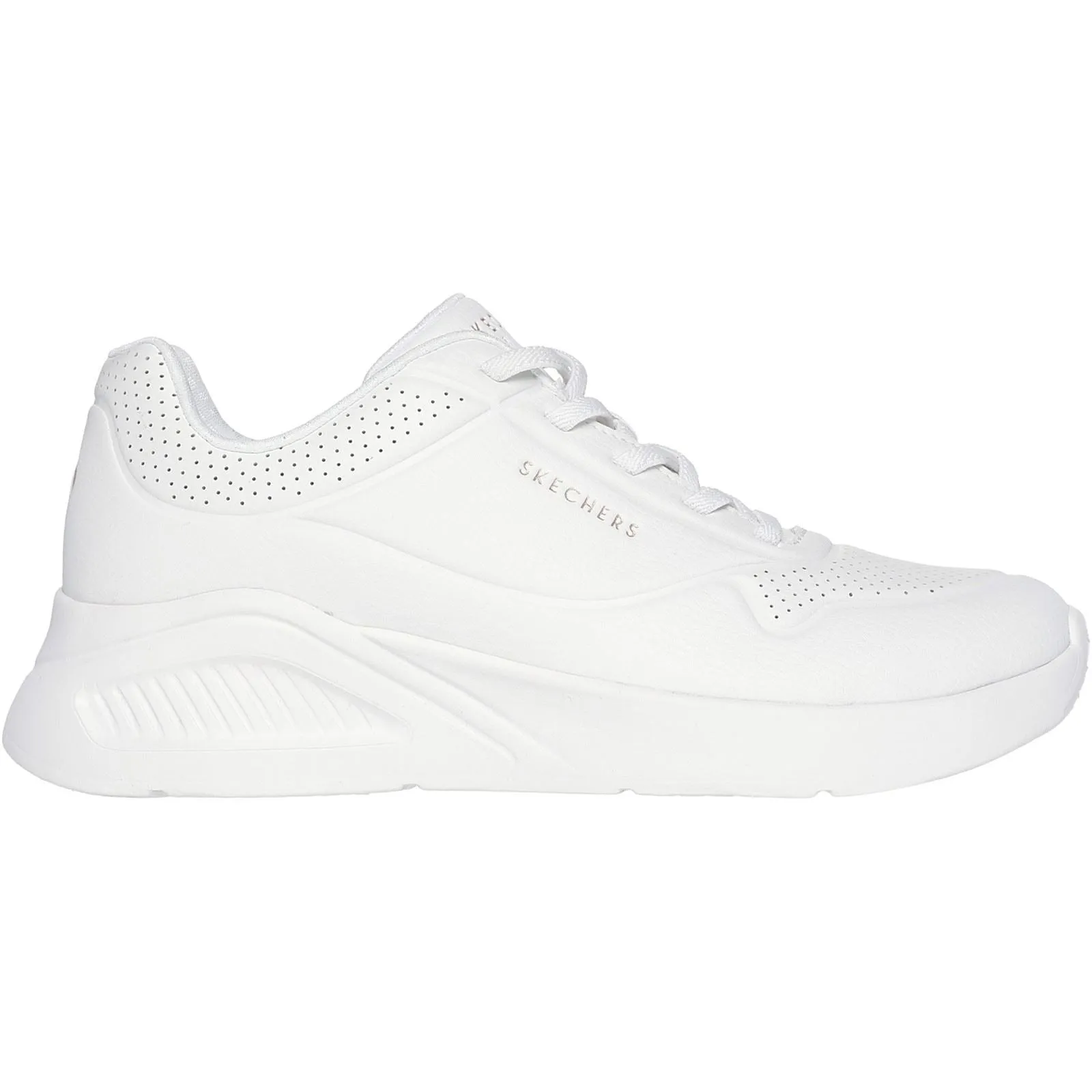 Skechers Women's Uno Lite Lite Work Trainers in White