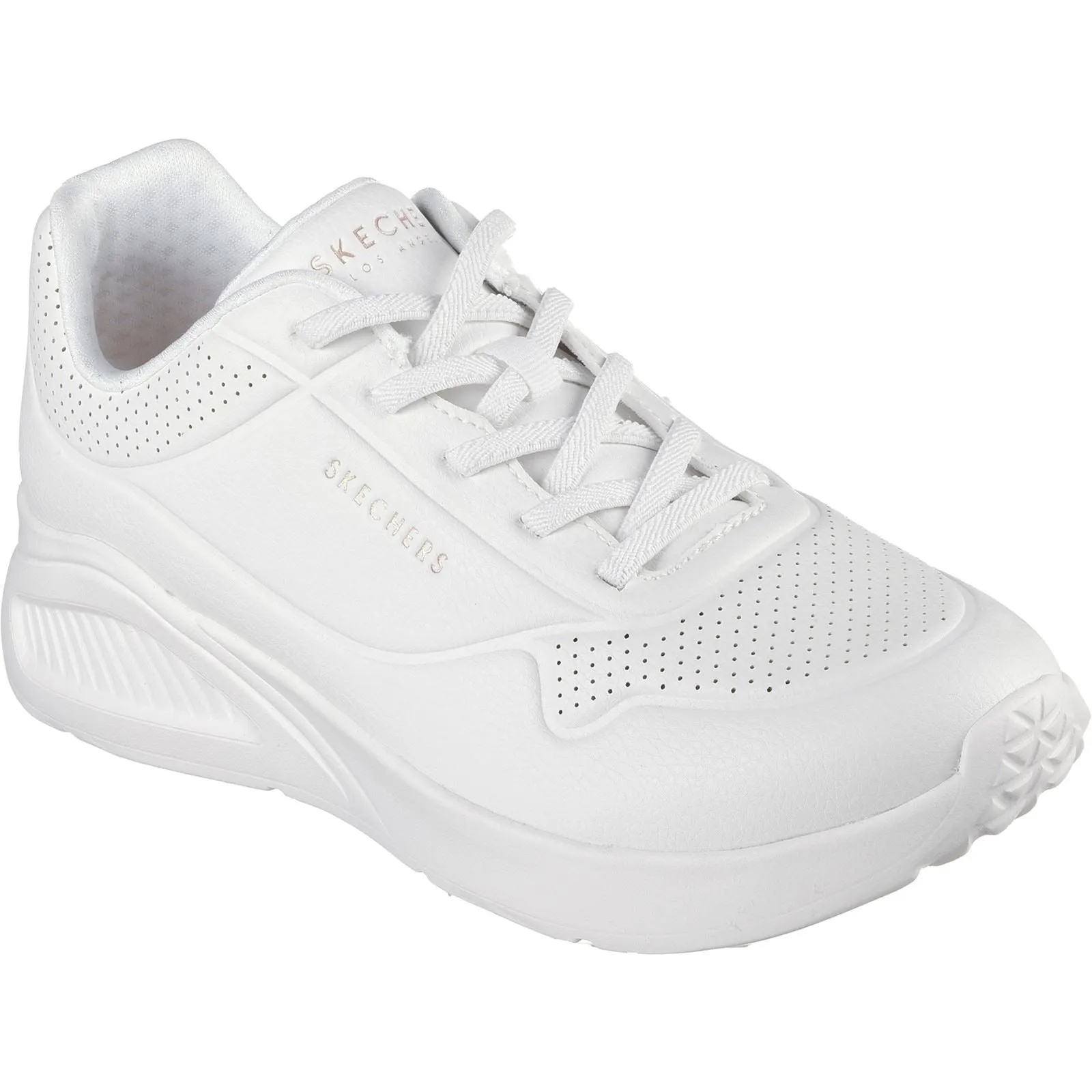 Skechers Women's Uno Lite Lite Work Trainers in White
