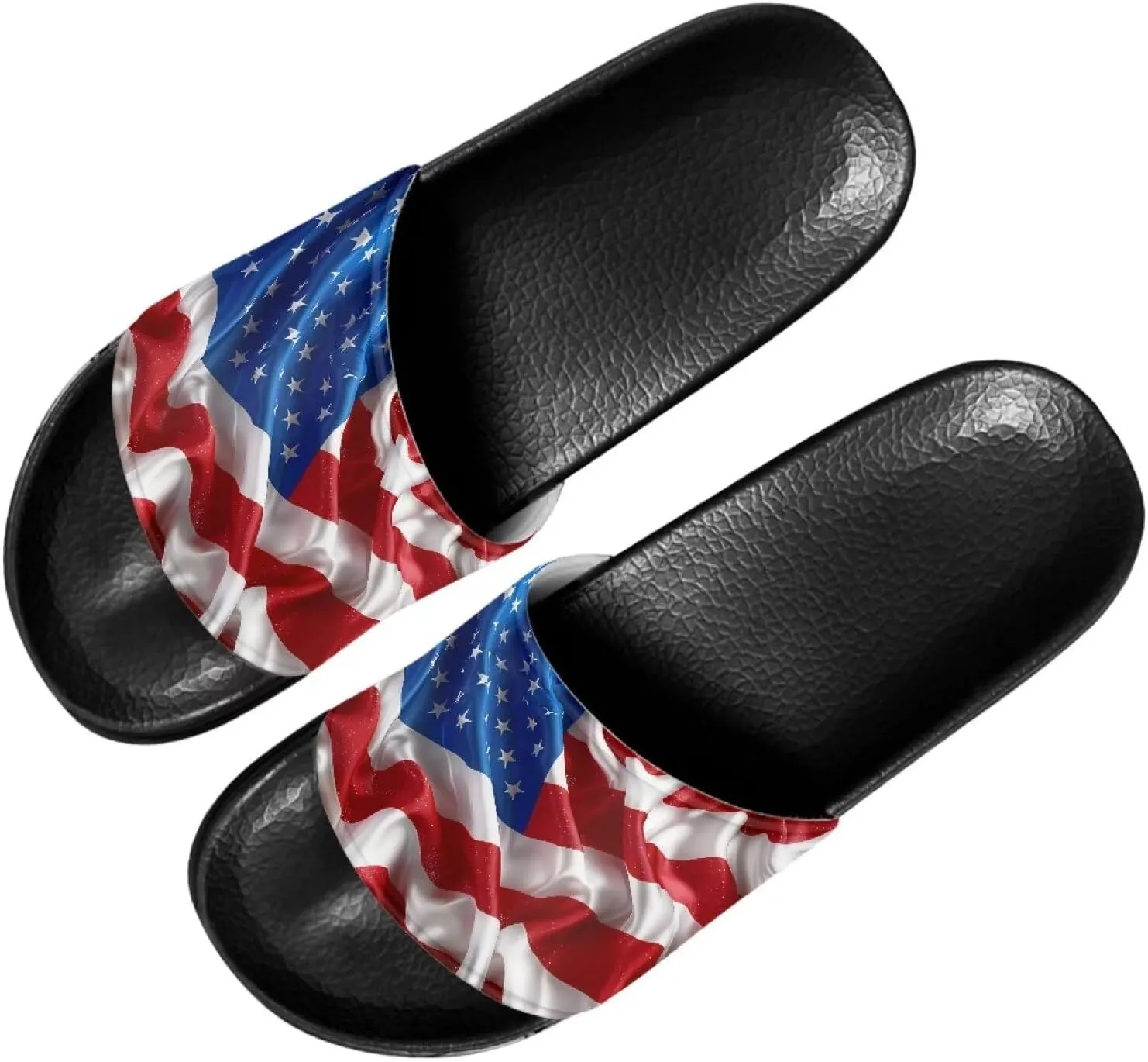 Slide Sandals Home Bathroom Slip-on Flat Slippers Daily Shoes for Women