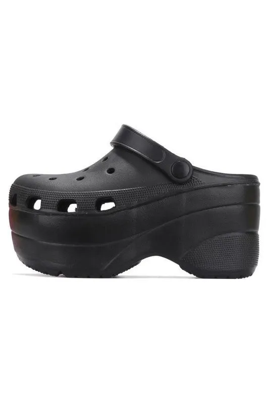 Slip On Platform Clogs