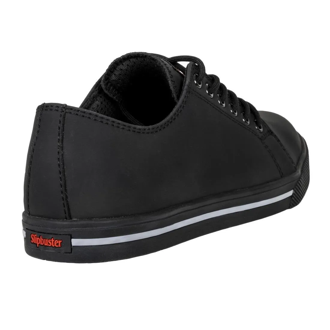 Slipbuster Microfibre Safety Trainers Matte Black 38