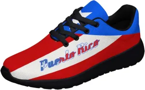 Sonzj-II Puerto Rico Shoes Mens Womens Running Shoes Athletic Casual Puerto Rico Flag Tennis Sneakers Gifts for Friends