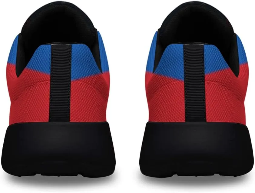 Sonzj-II Puerto Rico Shoes Mens Womens Running Shoes Athletic Casual Puerto Rico Flag Tennis Sneakers Gifts for Friends