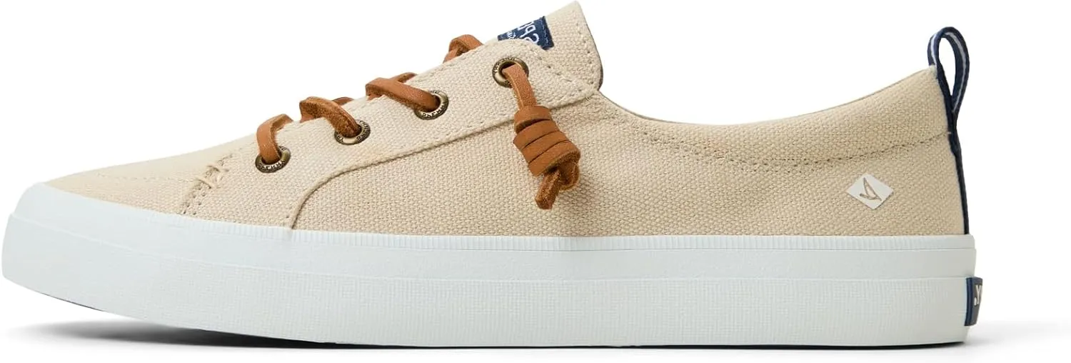 Sperry Women's Crest Vibe Sneaker, Brown, 9.5 Wide
