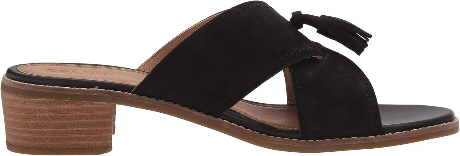 Sperry Women's Seaport City Sandal Tassel Slide Leather Sandal