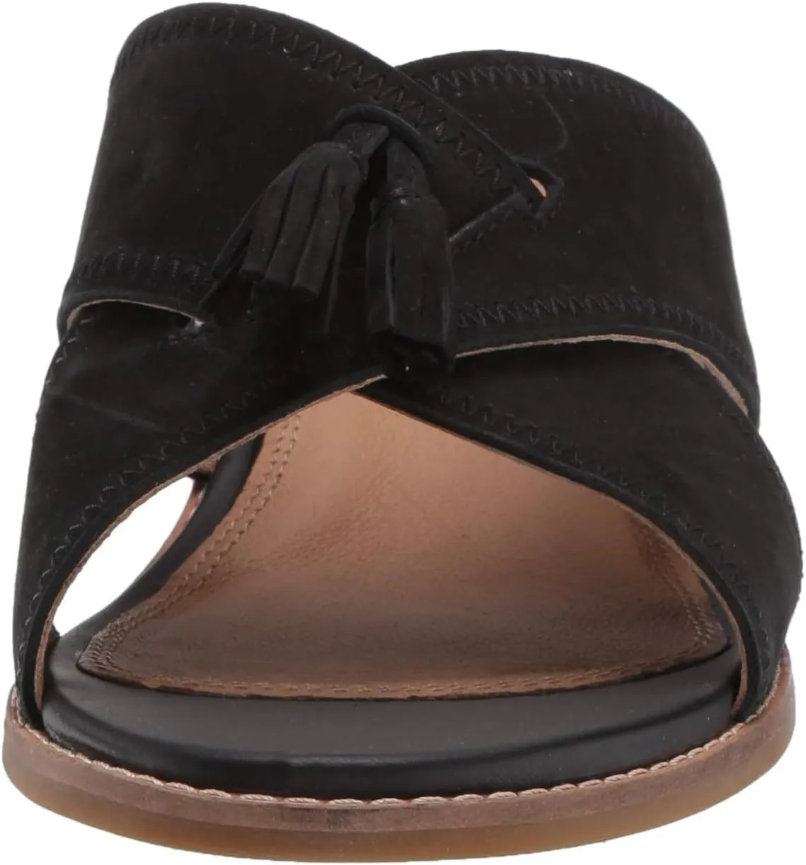 Sperry Women's Seaport City Sandal Tassel Slide Leather Sandal