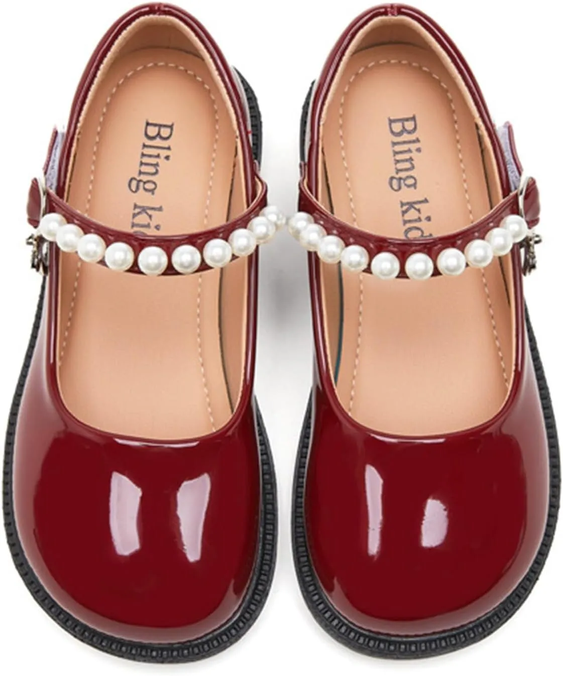 Sports Athletic Tennis Sneaker Girls Dress Shoes Mary Jane Double Straps High Heel Wedding Party for Little/Big Kids