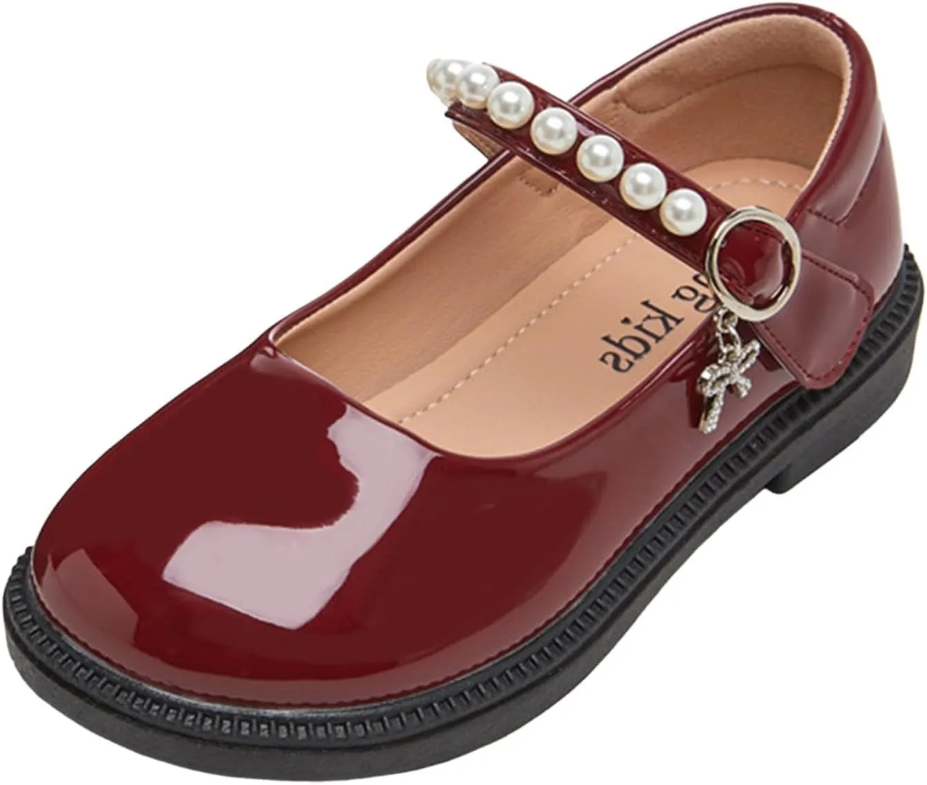 Sports Athletic Tennis Sneaker Girls Dress Shoes Mary Jane Double Straps High Heel Wedding Party for Little/Big Kids