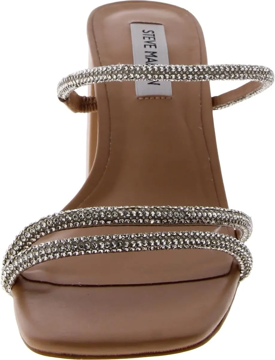 Steve Madden Womens Avani-R Open Toe Slip On Heels