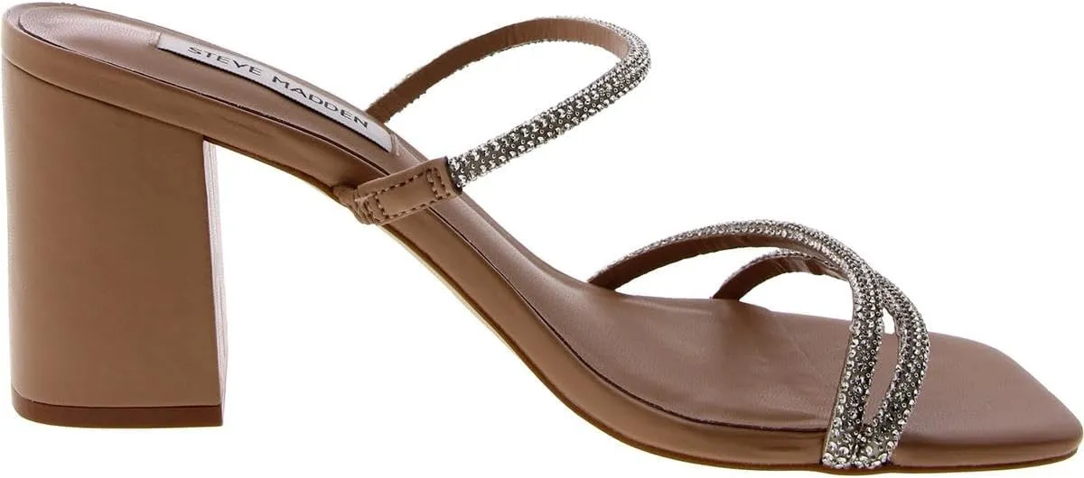 Steve Madden Womens Avani-R Open Toe Slip On Heels