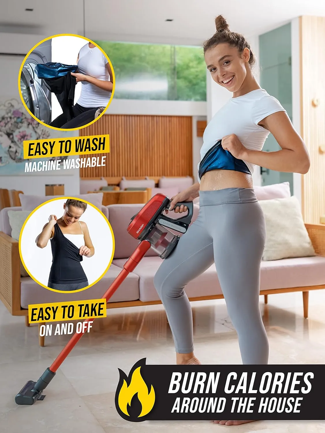 Sweat Vest for Women - Enhance Your Workouts & Boost Weight Loss, Increased Sweating & Compression Technology
