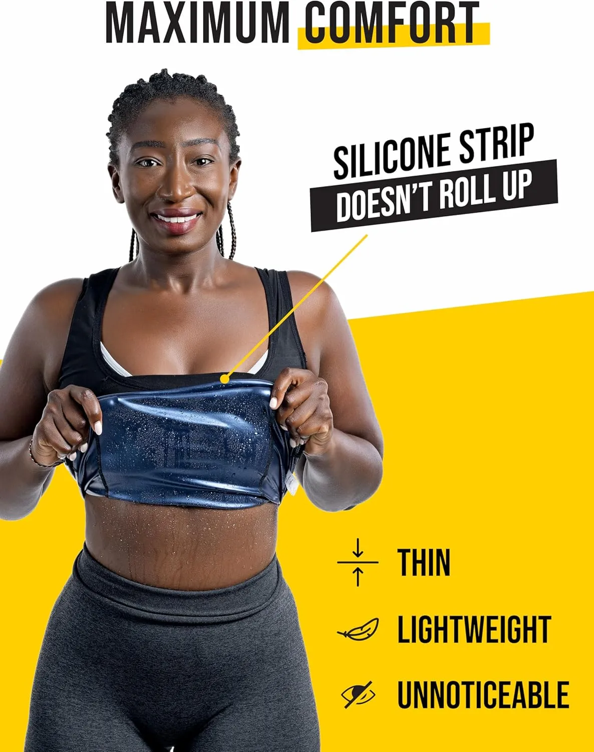 Sweat Vest for Women - Enhance Your Workouts & Boost Weight Loss, Increased Sweating & Compression Technology