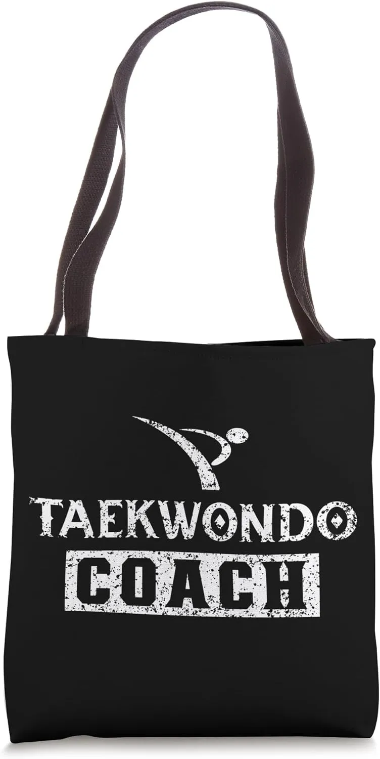 Taekwondo coach Martial Arts Tae Kwon Do Training Fighter Tote Bag