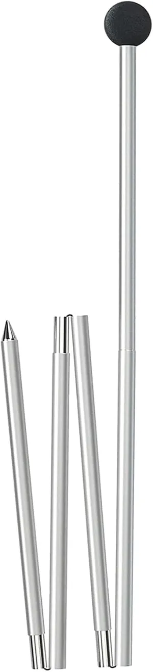 Telescoping Tarp Poles, Adjustable Aluminum Rods for Tent Fly Camping Shelter Awning RV Car & Motorcycle Camping, Portable, Lightweight Replacement Tent Poles (B)