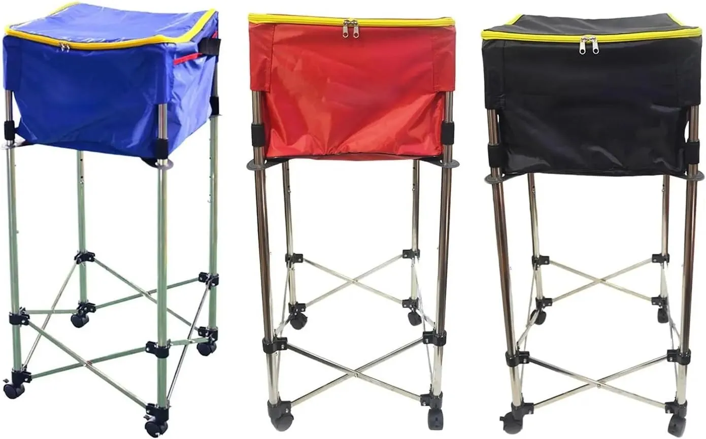 Tennis Ball Cart Removable Tennis Training Device Tennis Trolley with Wheels for Tennis Ball Softball