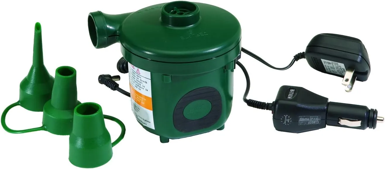 Texsport Rechargeable Electric Air Pump to Inflate/Deflate Inflatable Boats, Mattresses and other Recreational Inflatables