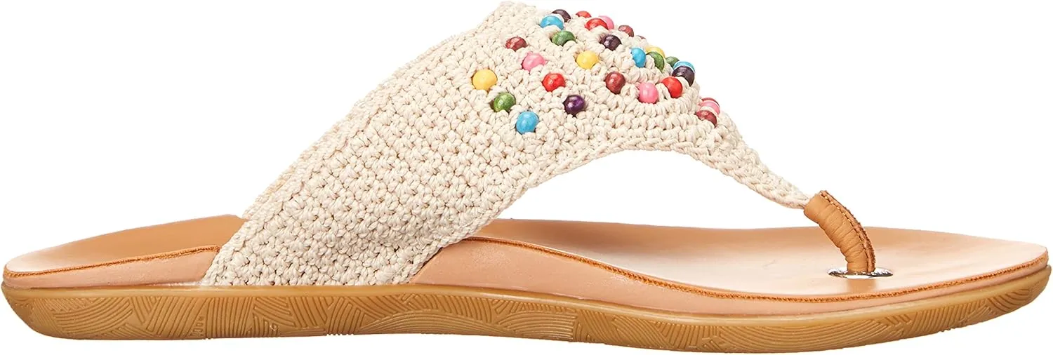 The Sak Shana Thong Sandal in Crochet, Slip On Entry