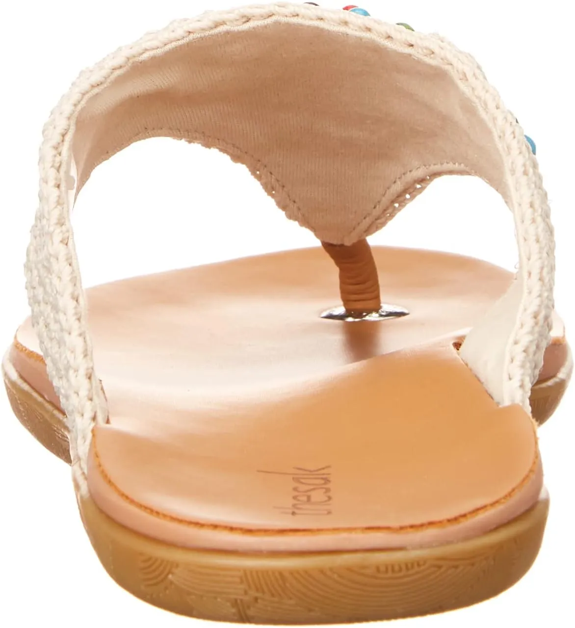The Sak Shana Thong Sandal in Crochet, Slip On Entry