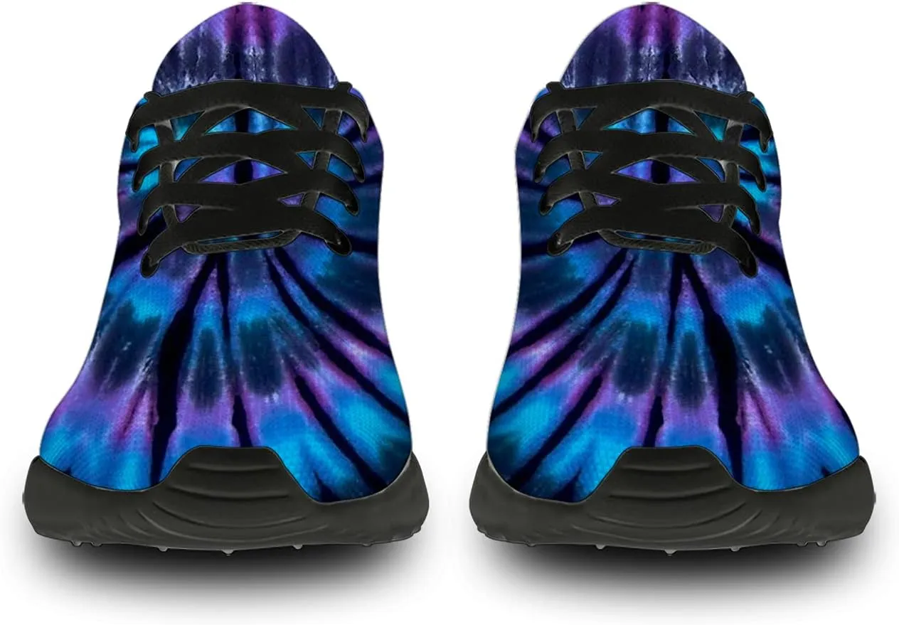 Tie Dye Shoes for Women Men Running Shoes Womens Mens Walking Tennis Sneakers Comfortable Sport Jogging Shoes Gifts