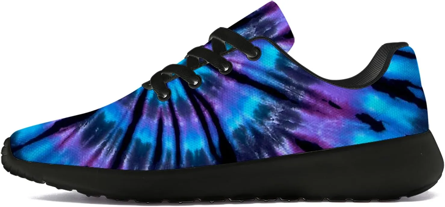 Tie Dye Shoes for Women Men Running Shoes Womens Mens Walking Tennis Sneakers Comfortable Sport Jogging Shoes Gifts