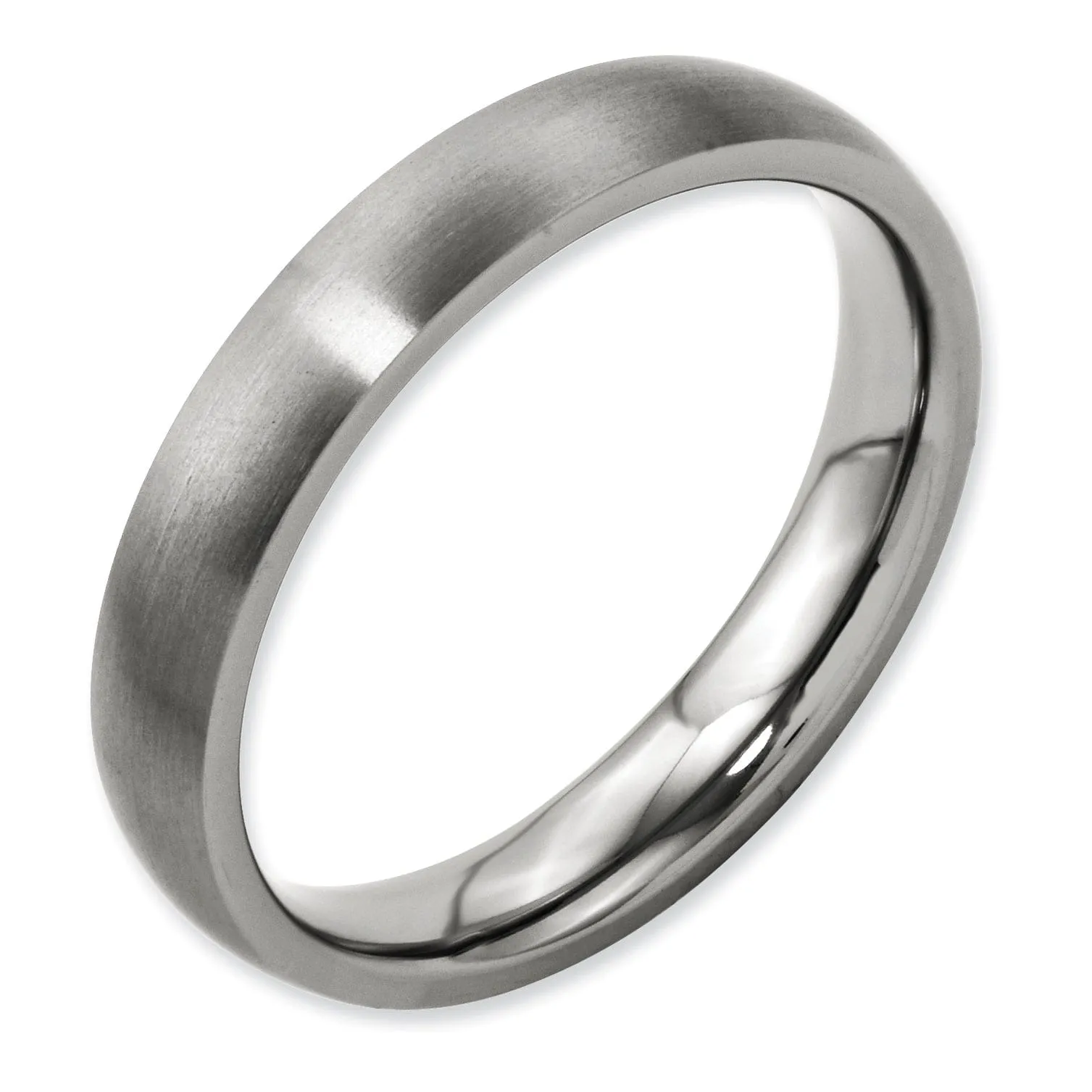 Titanium Brushed Comfort Fit Wedding Band