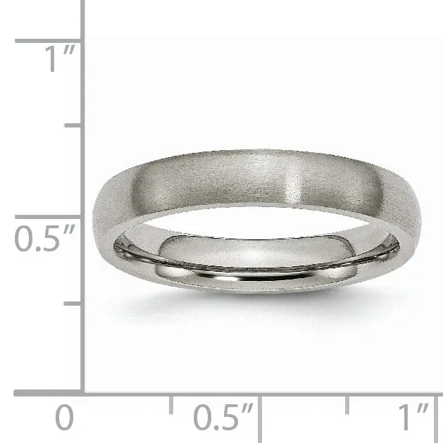 Titanium Brushed Comfort Fit Wedding Band
