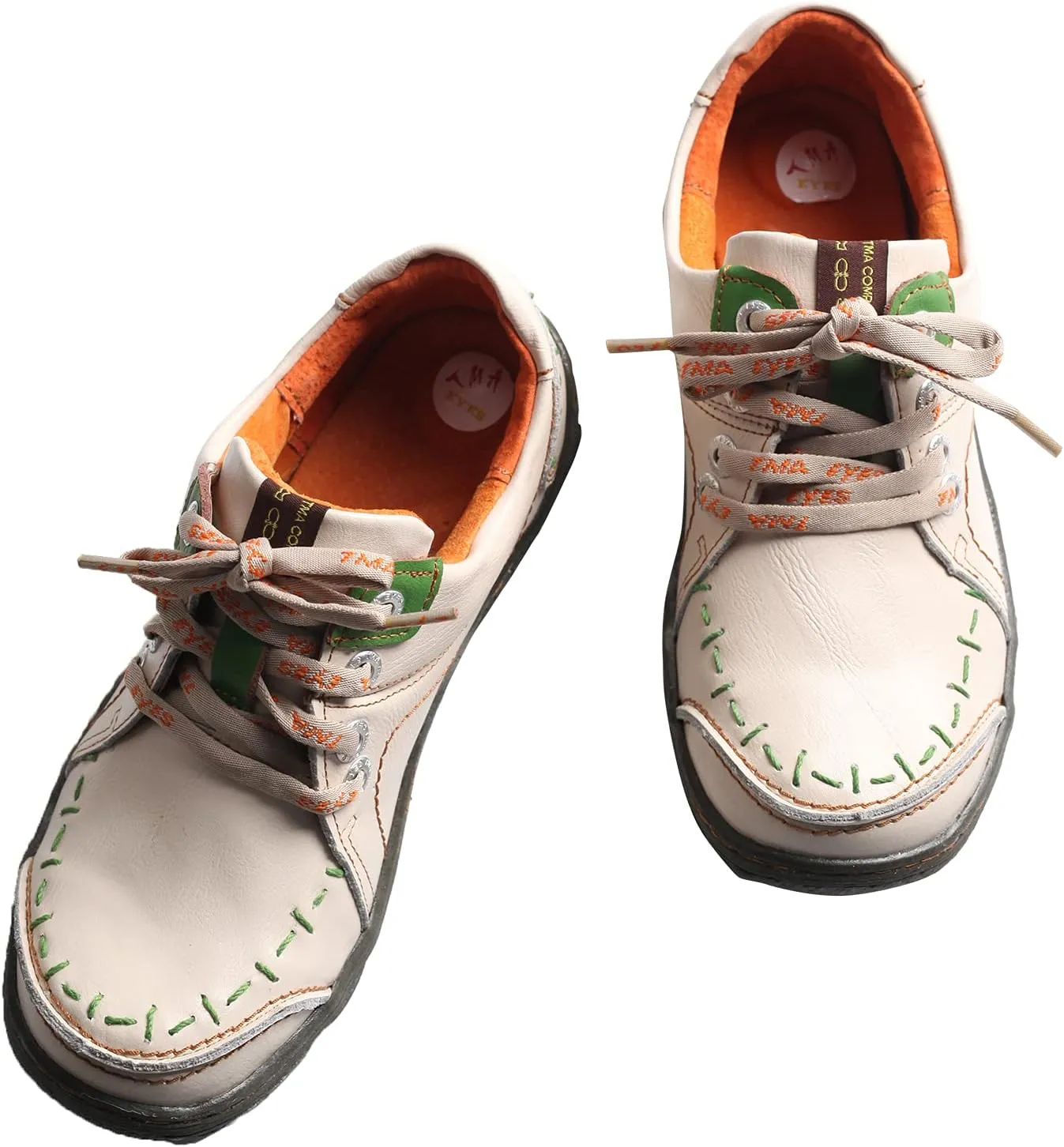TMA EYES Hand Stitching Leather Women's Sneaker