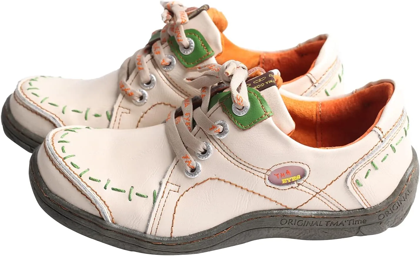 TMA EYES Hand Stitching Leather Women's Sneaker