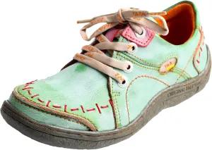 TMA EYES Women 's Hand Stitched Leather Walking Shoes