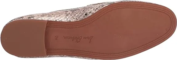 Toe Loafers Edelman Leather Slip Vibrant Classic Snakeskin Loraine Sesame Same-day shipping Sam Almond On