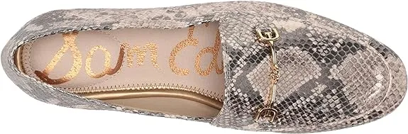 Toe Loafers Edelman Leather Slip Vibrant Classic Snakeskin Loraine Sesame Same-day shipping Sam Almond On